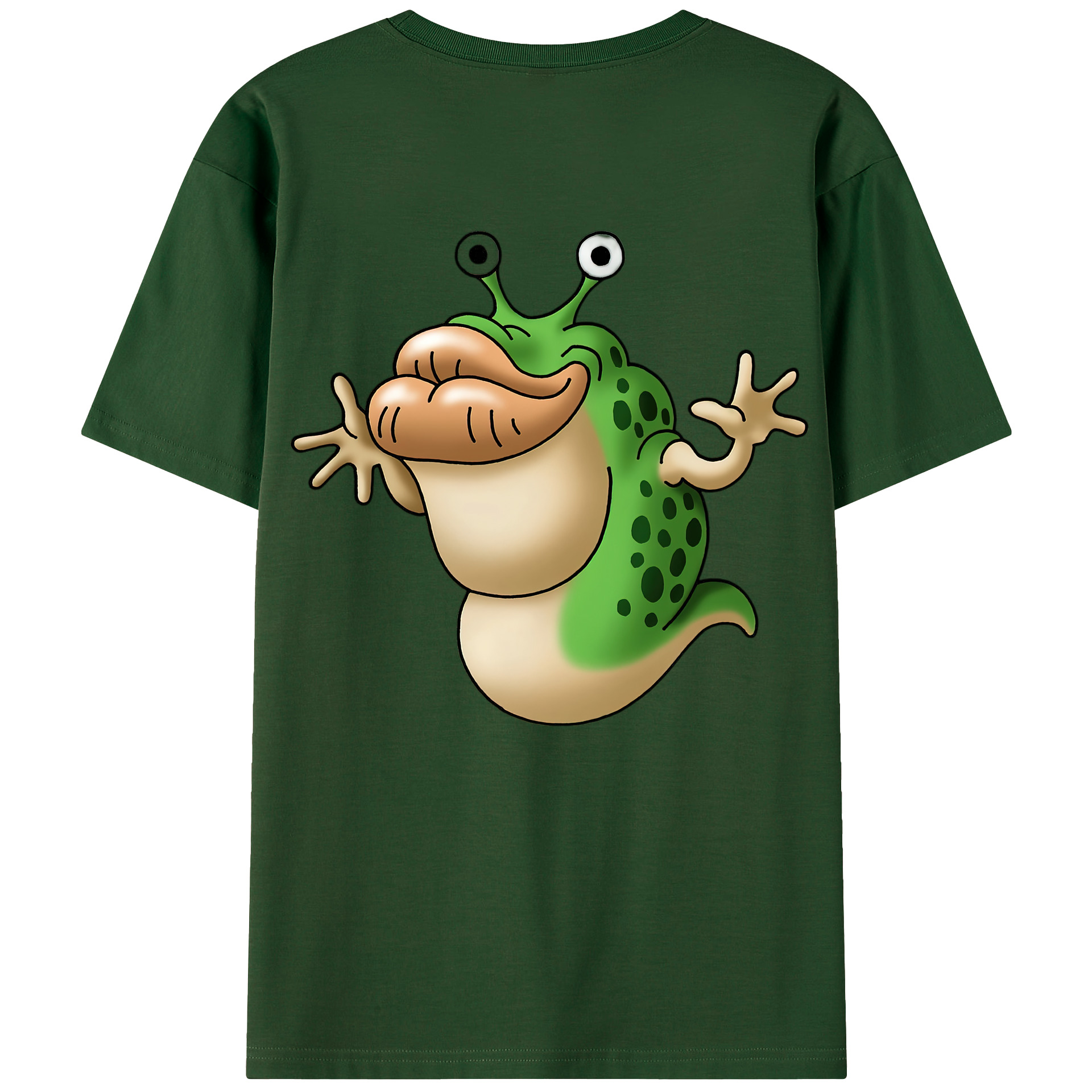 （画像用） ドラゴンクエスト Doragon Kuesuto Dragon Quest 綿100％半袖Tシャツ（背面プリント）